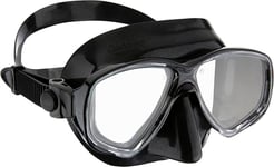 Cressi Marea Mask - Diving and Snorkelling Mask, Black/Black, One Size, Unisex Adult