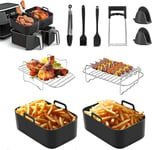 Air Fryer Accessories, 14 Pcs for Ninja Foodi AF300UK, AF400UK & Other 7.6L-9.5