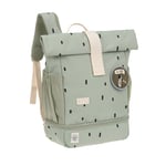 LÄSSIG Mini Rolltop Backpack Happy Print s light olive