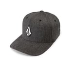 Volcom Full Stone HTHR Xfit Casquette de Baseball Homme, Gris (Charcoal Heather), Small (Taille Fabricant: S/M)