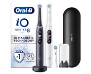 Oral-B iO8 Duo Pack White Alabaster / Black Onyx