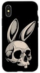 iPhone X/XS Bunny Skull Cross Bone Crossbones Jolly Roger Bad Rabbit Case