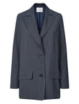 Aviator Side Split Jacket - Harley Navy Rabens Sal R