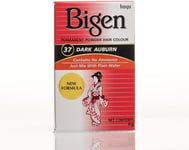 BIGEN Powder Permanent Hair Color Powder Dye, No Ammonia - 37 - Dark Auburn