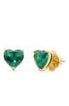 Kate Spade New York Heart Studs, Green