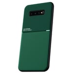 Galaxy S10 Silicone Souple Bumper Coque de Protection Antichocs Anti-Rayures Case pour Samsung Galaxy S10,Vert