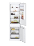 NEFF N30 KI7861FE0G Fridge Freezer with Flat Hinge, NoFrost Freezer, Fresh Safe Food Drawer, Eco Air Flow, LED Lights, Safety Glass Shelves, 177.2 x 54.1cm, Integrated