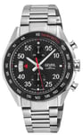 Gevril Mens Ascari Chronograph 48310B Swiss Automatic Sellita SW500 Watch - Silver Stainless Steel - One Size