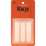 D'Addario RDA0325 Klarinett Flis Rico Alto Clarinet 2.5 3-pakning