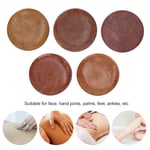 5pcs Gua Sha Stone Natural Massage Handmade Round Scraping Board For Face Ba Ggm