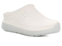 UGG Men's Fluff into Puff Molded Slip On, White, 3 UK