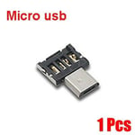 5 Pièces Type C Vers Usb Adaptateur Otg Convertisseur Pour Macbook Samsung Xiaomi Téléphone Portable Mini Usb-C Micro Usb Vers Usb 2.0 Connecteurs De Données - Type 1pcs Micro Usb