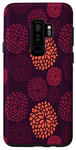 Coque pour Galaxy S9+ desing Rose et orange dégradé mignon aura esthétique