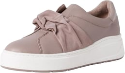 Tamaris Leather Trainers Size UK 6.5 VERY Comfortable Pull on Style - Dusty Rose