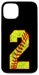 Coque pour iPhone 13 Softball #2 Fast Pitch Love Softball Joueur préféré de la maman