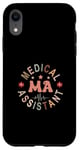 Coque pour iPhone XR Assistant médical MA CMA CMA assistant de médecin infirmier, dos de