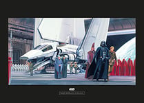 Komar Star Wars Classic RMQ Death Star Shuttle Dock – Taille : 70 x 50 cm Tableau mural (sans cadre)