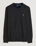 Polo Ralph Lauren Pima Cotton Crew Neck Pullover Polo Black