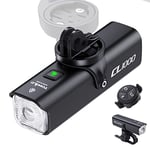 TOWILD CL1000 Smart Bike Lights with Wireless Remote,1000 Lumen Front Bike Light 4000mAh USB-C Rechargeable Bicycle Headlight for Commute,Up to 18 hours Runtime,5 Modes Cycling Light for MTB/Road Bike