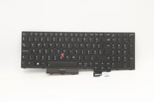 Transimage - Ersättningstangentbord För Bärbar Dator - Med Trackpoint - Bakgrundsbelyst - Ungerska - Svart - För Thinkpad P15 Gen 1 20St, 20Su  T15g Gen 1 20Ur, 20Us