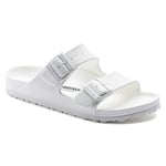 Birkenstock Arizona, Unisex - Adults Sandals, White (White), 7.5 UK Narrow (41 EU)