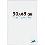 Yd. - Your Decoration - 30x45 cm - Cadres Photos en Plastique Avec Verre Plexiglas - Excellente Qualité -Blanc Brillant - Cadre Decoration Murale