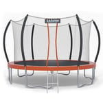 Trampoline Extérieur Ø366cm Orange Rond Lejump Sunrise