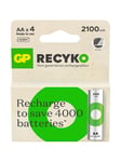 GP Battery Recyko NiMH AA HR6 2100mAh 4-Pack