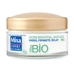 Mixa BIO - Soin Biovital Crème Anti-Âge Jour - Rides, Fermeté, Eclat - Peaux Matures - 50 ml