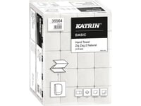 Katrin Handduk Katrin Basic Zig Zag 2 Vit 2-Lagers Handy Pack 20/Kar