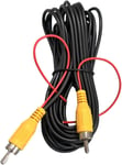 10M Câble Vidéo Rca Pour Caméra De Recul, Câble D'Extension Pour Caméra Arrière De Voiture Câble Vidéo Rca Plug Mâle To Mâle Pour Voiture