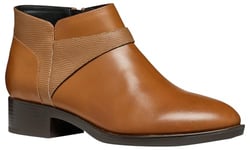 Geox Femme D Felicity B Bottes de Cheville, Cognac, 38 EU