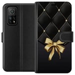 Xiaomi Mi 10T Pro 5G Sort Lommebokdeksel Elegant Rosett