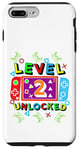 Coque pour iPhone 7 Plus/8 Plus Jeu vidéo Birthday Gamer 2Years Level Up Birthday Boy