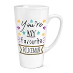 You're My Favourite Policeman Stars 17oz Large Latte Mug Cup - Funny Police Best