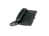 Panasonic Kx-Ts500, Analog Telefon, Trådbunden Telefonlur, Svart