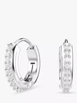 Swarovski Matrix Mini Hoop Earrings, White