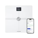 WITHINGS Body Smart - Accurate Scale for Body Weight and Fat Percentage, Body Composition Scales Wi-Fi and Bluetooth Weight Scale, Apple Health / Google Fit Compatible, Digital Bathroom Scale