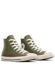 Converse Womens Lux Sport Chuck Taylor All Star Trainers - Green, Green, Size 7, Women