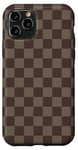 Coque pour iPhone 11 Pro Marron à carreaux