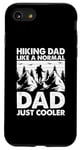 Coque pour iPhone SE (2020) / 7 / 8 Papa en randonnée comme un père normal, juste plus cool - Daddy Hiking