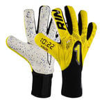 Rinat Gant de Gardien de But Kronos 10:22 Turf Adulte Jaune Taille 8