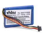 vhbw Batterie compatible avec TomTom One XL 340 GPS, appareil de navigation (1100mAh, 3,7V, Li-ion)