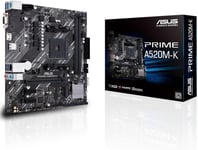 Prime A520M-K Carte Mère Amd A520 Ryzen Am4 Micro Atx (M.2, 1 Gb Ethernet, Hdmi/D-Sub, Sata 6 Gbps, Usb 3.2 Gen 1 Type-A)