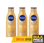 Nivea Q10 Progressif Fauve Hydrater Affermissant Rayonnement 200ml 3-pack