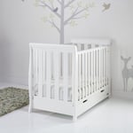 Obaby Stamford Mini Sleigh Cot Bed - White