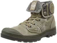 Palladium Femmes Baggy CVS F Sneakers Hautes, Vert (A44 Khaki/DK Grey), 40