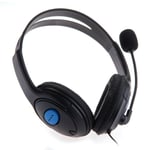 Headset Over Head Headphones with Mic for Live Chat For PlayStation 4 & Xbox One