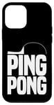 Coque pour iPhone 12 mini Tenue de ping pong avec raquette de tennis de table