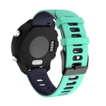 Huawei Watch 3 / Watch 3 Pro - Silikone urrem 22mm - Grøn/blå